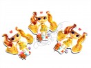 Серединка "Hairdorables Kat з хвостиками", 4,4см